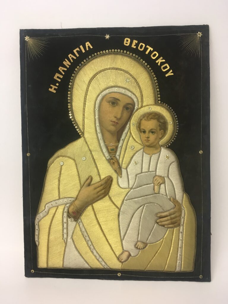 Αγιογραφία Παναγία Θεοτόκου μετά τη συντήρηση