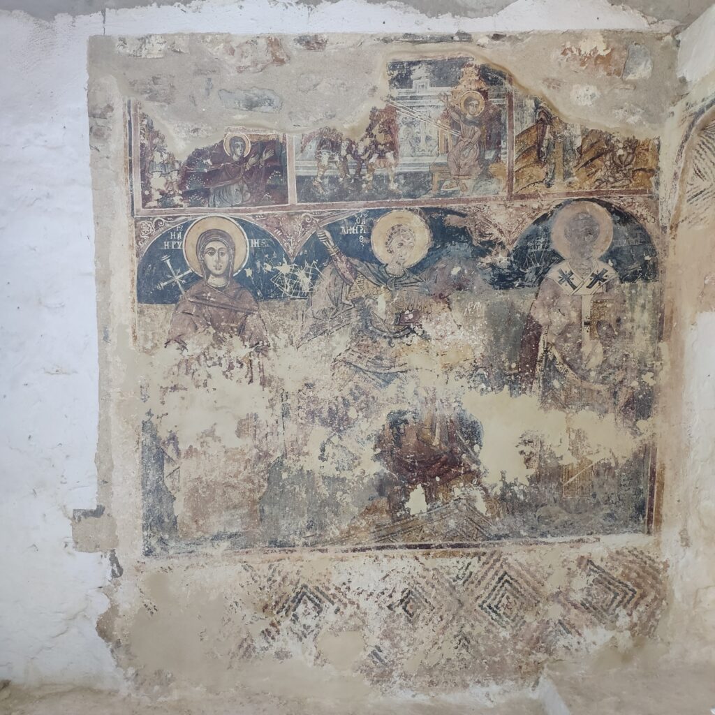 Τοιχογραφία μετά τη συντήρηση